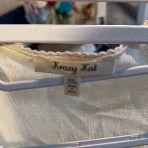 Krazy Kat Cream Top